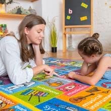 Looney Tunes Educational Kids Rug – ABC Alphabet, Professions & Jobs Matching - Image 3