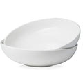 DOWAN 11.5" Large Serving Bowls, 3.2 Qt White Serving Platter, Big Ceramic by DOWAN