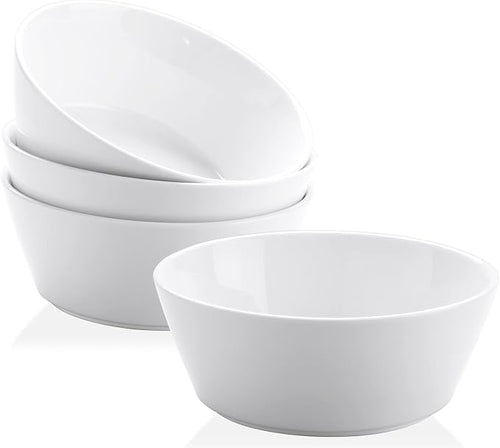 32 OZ Large Soup Bowls Set of 4 – White Porcelain Bowls by Yedio