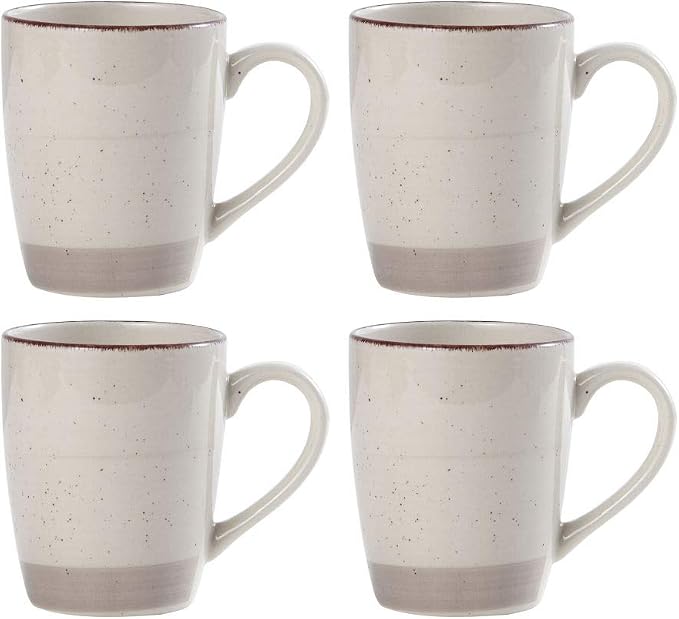 Pfaltzgraff Sadie 16-Piece Cream Dinnerware Set, Service - Image 4
