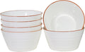 Ceramic Bowls Set of 6, 27oz Deep Soup Bowls by Unknown