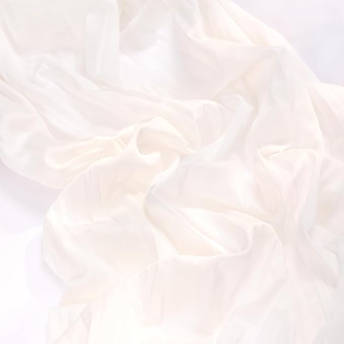 8 Pack Ivory White Cheesecloth Table Runner Rustic Gauze Centerpiece | - Image 4