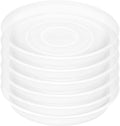 6 Pack of 12 inch Plant Saucer Clear, Heavy Duty Plastic Plant Saucer 12 inch by Bleuhome