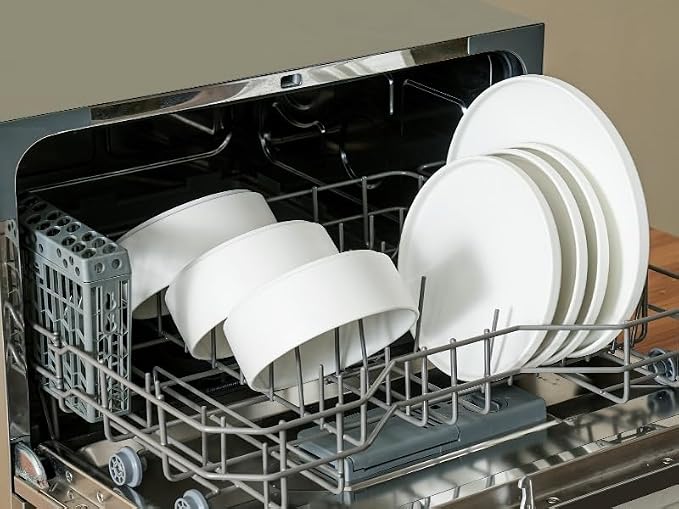 26 OZ Ceramic Cereal Bowls Set, 6 Inch, Modern White | Handcrafted, Dishwasher - Image 9