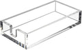 Acrylic Napkin Holder for Bathroom, Guest Towel Holder Tray（Clear） | 8mm Thick by HIIMIEI