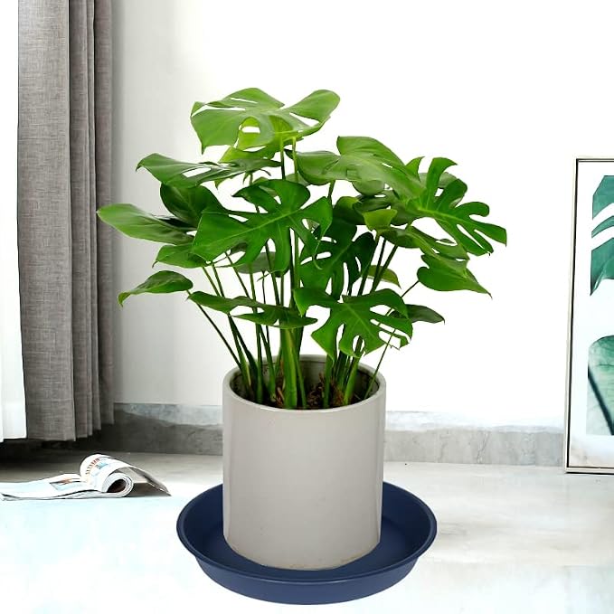 2 Pack of 18 19 inch Plant Saucer Drip Tray, Heavy Duty Deep Plant Saucers - Image 5