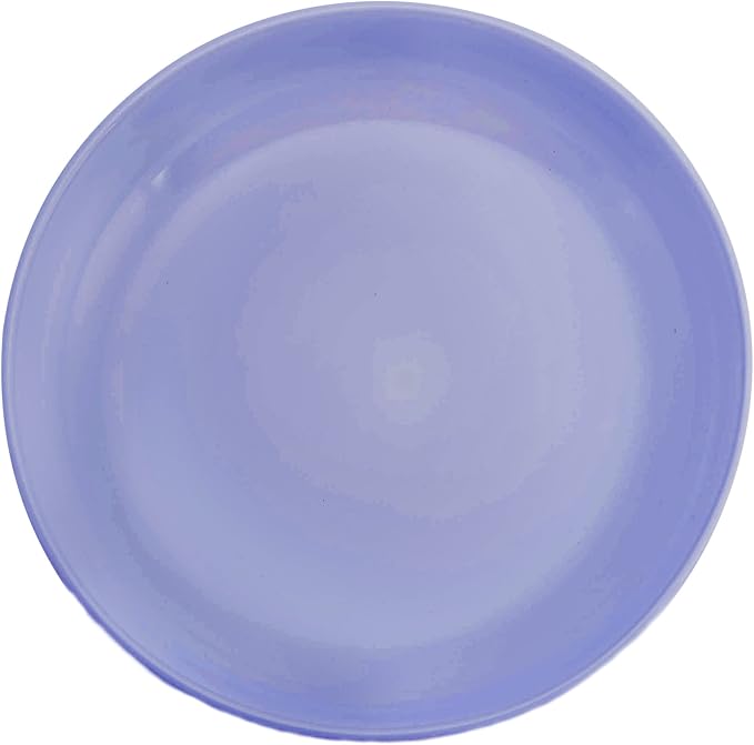 Elanze Designs Bistro Glossy Ceramic 8.5 inch Shallow Pasta Dinner Bowls Set of - Image 4