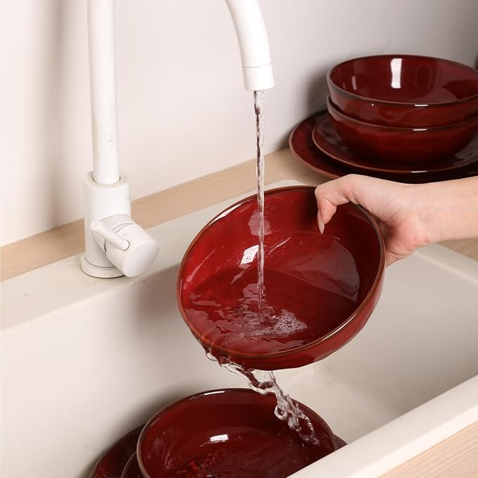 vicrays Ceramic Salad Bowls Set - Image 4