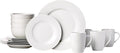 Amazon Basics 16-Piece Porcelain Dinnerware Set, Microwave and Dishwasher Safe by AmazonBasics