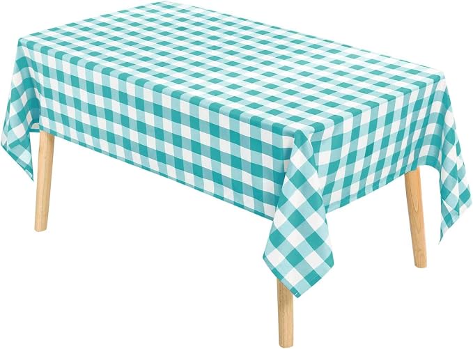 Checkered Tablecloth Rectangle, 70 x 90 Inch - Image 2