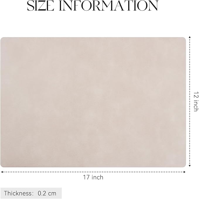 MOSAYT Vinyl Placemats Set of 12-12 X 17 Inch - Image 7