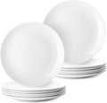 BTaT- White Dinner Plates, 10.5 inch, Restaurant Dishes by BrewToATea
