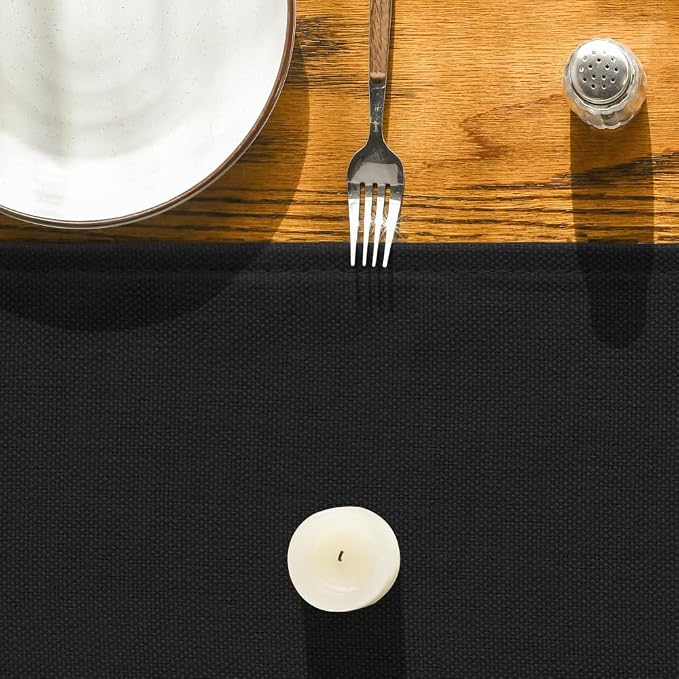 Artoid Mode Black Table Runner, Seasonal Halloween Washable Kitchen Dining - Image 7