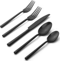 Alata Potter Black 40-Piece Forged Silverware Set, Service by Alata