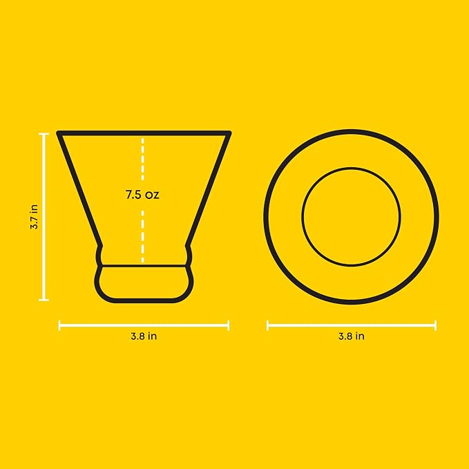 JoyJolt Hue 7.5oz Martini Glasses, Cocktail Glassware Set of 6, Colored Glass - Image 2