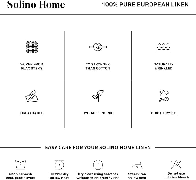 Solino Home 100% Pure Linen Dining Table Runner Red Woven, Fete 14 x 60 in | - Image 9