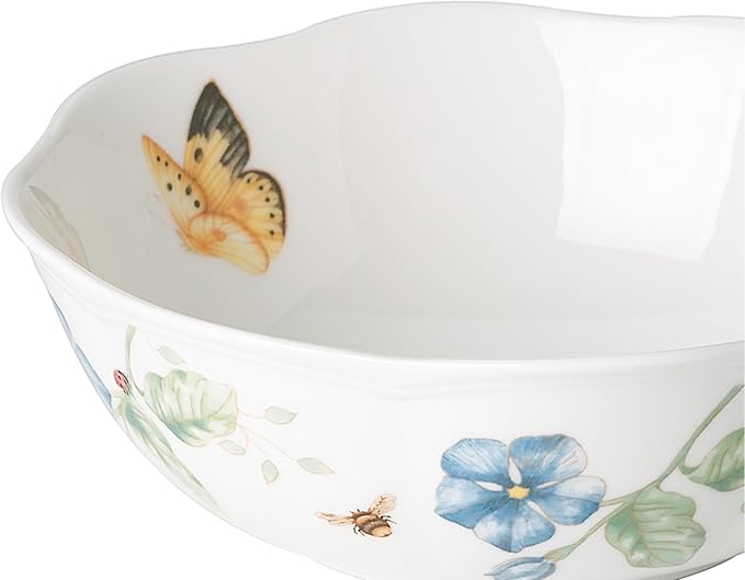 Lenox Butterfly Meadow All-Purpose Bowl, Salad Bowl | Dishwasher safe | - Image 3