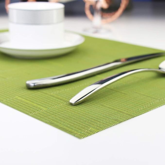 PIGCHCY Plastic Placemats, Durable Heat Resistant Placemats - Image 9