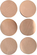 Real Natural Grain Leather Coasters – Durable Non-Slip Distressed Design by TheTanneryNYC