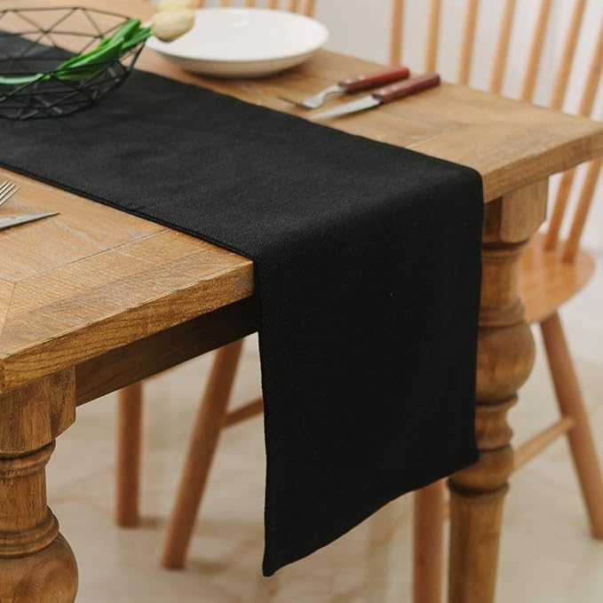 2 Piece Fabric in 1 Dinning Table Runner 12 x 72 Inches Farmhouse Kitchen - Image 2