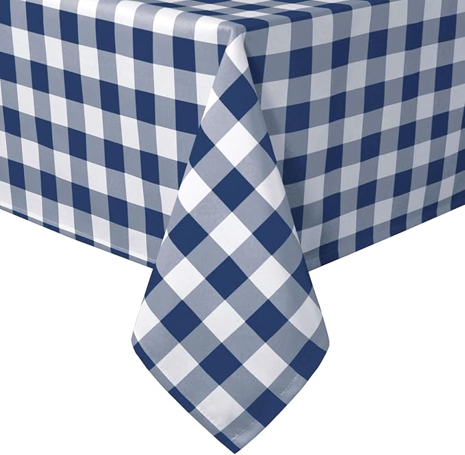 60 x 120 Inch Checkered Tablecloth Rectangle by Hiasan