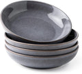 AmorArc 8.5'' Large Pasta Bowls, 36oz Stoneware Pasta Serving Bowls Set of 4 by AmorArc