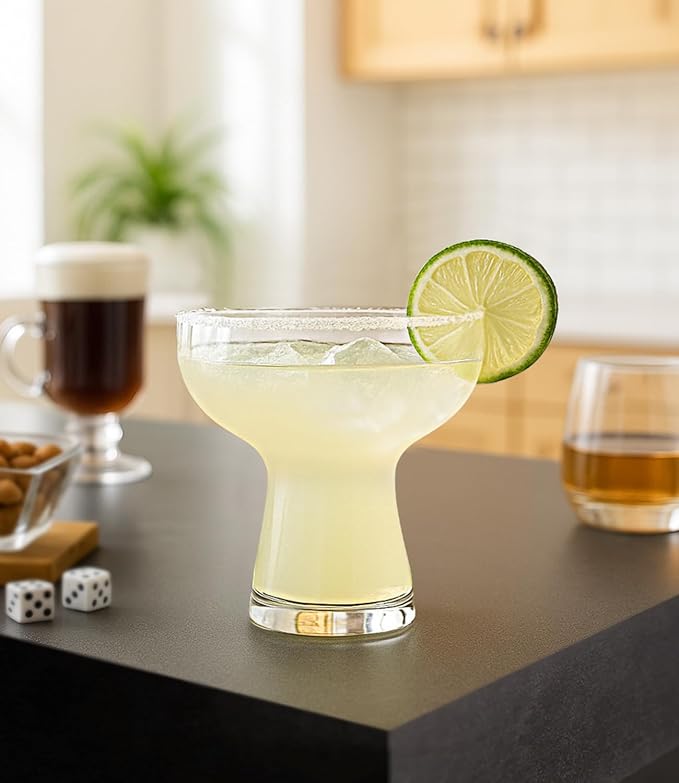 Martini Glasses Set of 2, 14oz Coupe Cocktail Glasses - Image 7