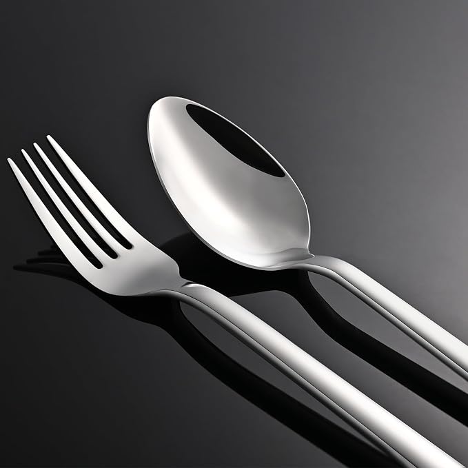 30 Pieces Silverware Set, Flatware Cutlery Set - Image 7