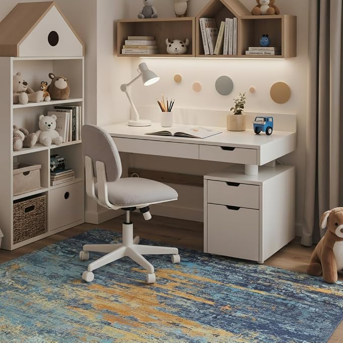 36"x60" Office Chair Mat for Hardwood Tile Floor, Under Desk Carpet Protector - Image 3