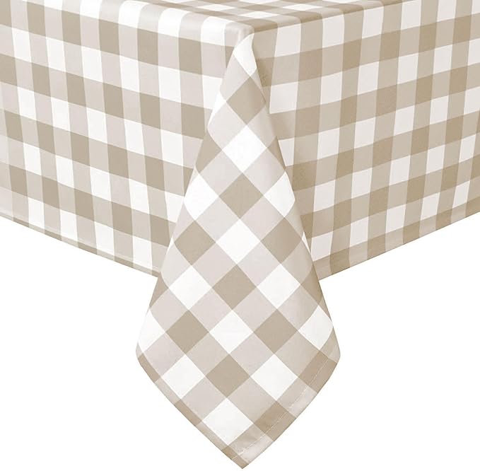 Checkered Tablecloth Rectangle 60 x 102 Inch by Hiasan
