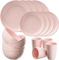 Quatish 24 Piece Plates and Bowls Sets by Quatish