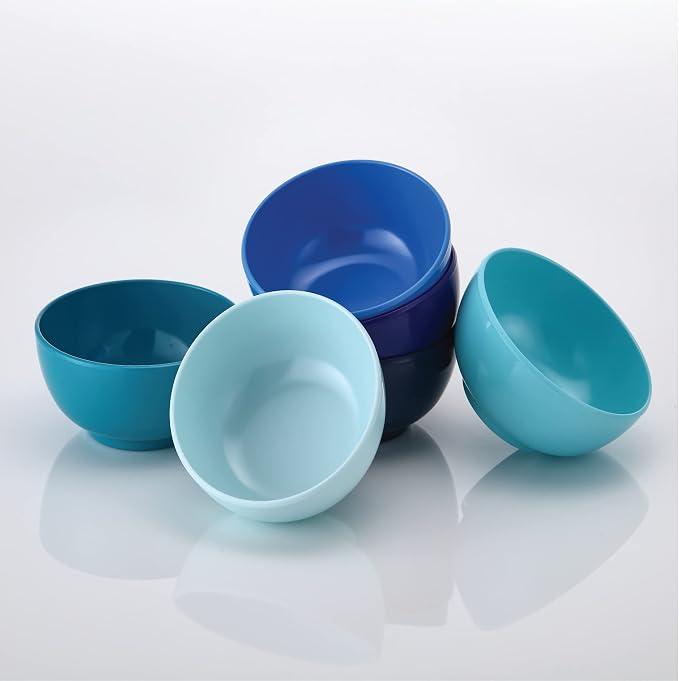 French Bull Melamine Mini Bowls, 6-Piece Set, Small Serving Bowl – Snack - Image 2