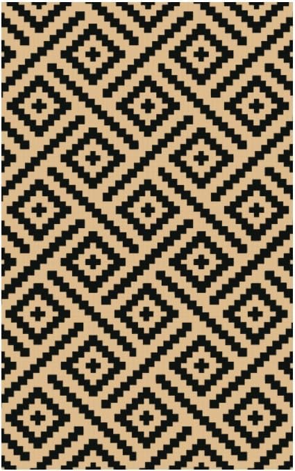 GENIMO 5'x8' Washable Outdoor & Indoor Rugs, RV Mat by GENIMO