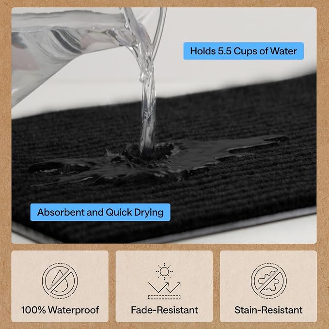 GORILLA GRIP Waterproof Traffic Guard Door Mat, Heavy Duty Entryway Mats - Image 5