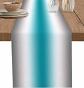 Turquoise Gray Ombre Table Runners 36 Inches Long, Farmhouse Teal Gradient by Unknown