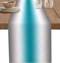 Turquoise Gray Ombre Table Runners 108 Inches Long, Farmhouse Teal Gradient by Unknown