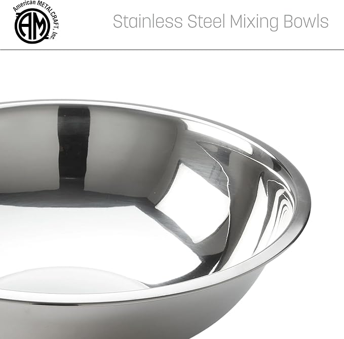 American Metalcraft 16" Stainless Steel Mixing Bowl - Image 5