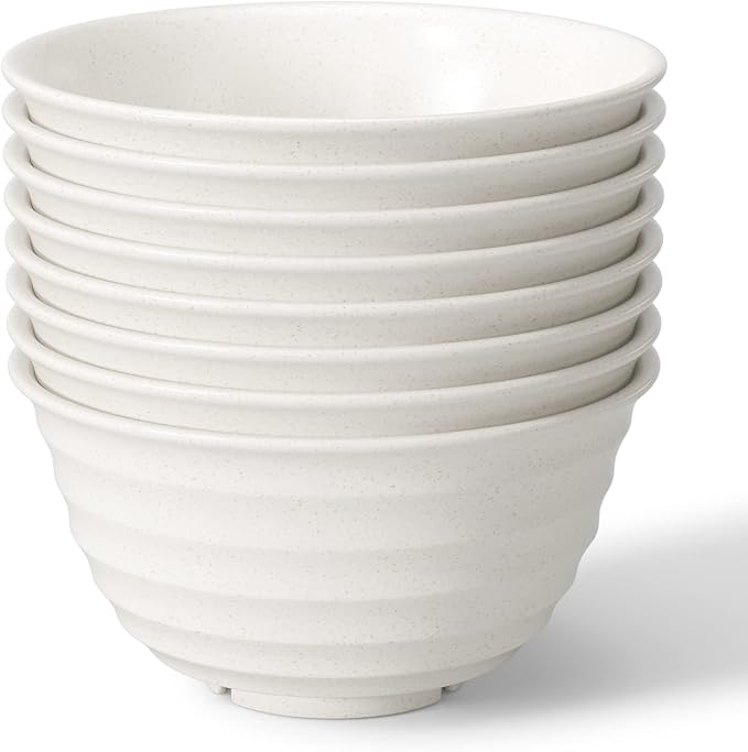 Unbreakable Cereal Bowls 30 OZ Ramen Bowl Microwave and Dishwasher Safe by Homestockplus