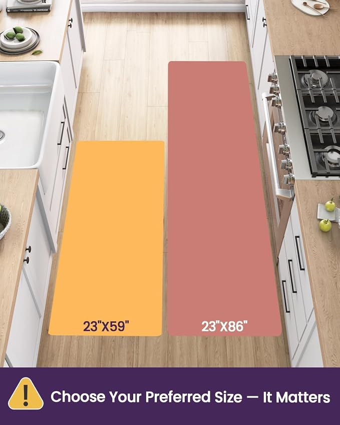 DEXI Kitchen Mats Cushioned Anti Fatigue, 23x59 Floor Padded Runner Rug Non Slip - Image 2
