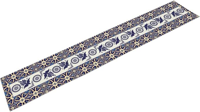 YCness Floral Bird Mexican Table Runner, 13x70 Inch - Image 9