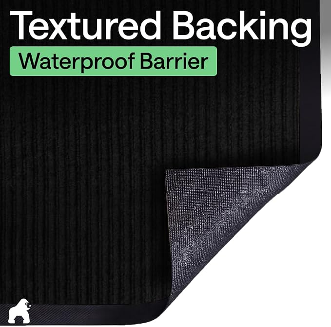 GORILLA GRIP Waterproof Traffic Guard Door Mat, 72x48 Heavy Duty Entryway Floor - Image 6