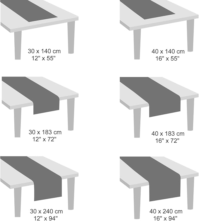Myir JUN Red Table Runner Home Decor Dining Table Runners | Vinyl Table Runner - Image 8