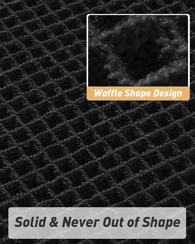AMOAMI Upgraded Waffle Runner Rug, Super Absorbent Non Slip Bath Mats - Image 4