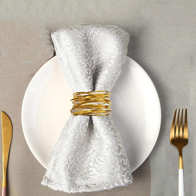 Gold Napkin Rings - Image 5