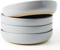 famiware Milkyway 33 oz Pasta Bowls Set of 4, Light Gray | Scratch-Resistant by Famiware
