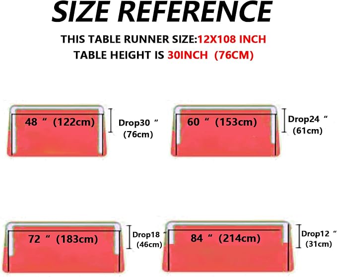 Black Table Runners, 12x108 Inches, 12 Pack | Satin Seamless, Silk and Smooth - Image 8