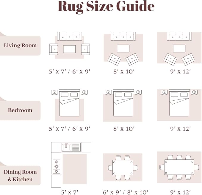 Homemate Washable Rug 8x10 Area Rugs - Image 2
