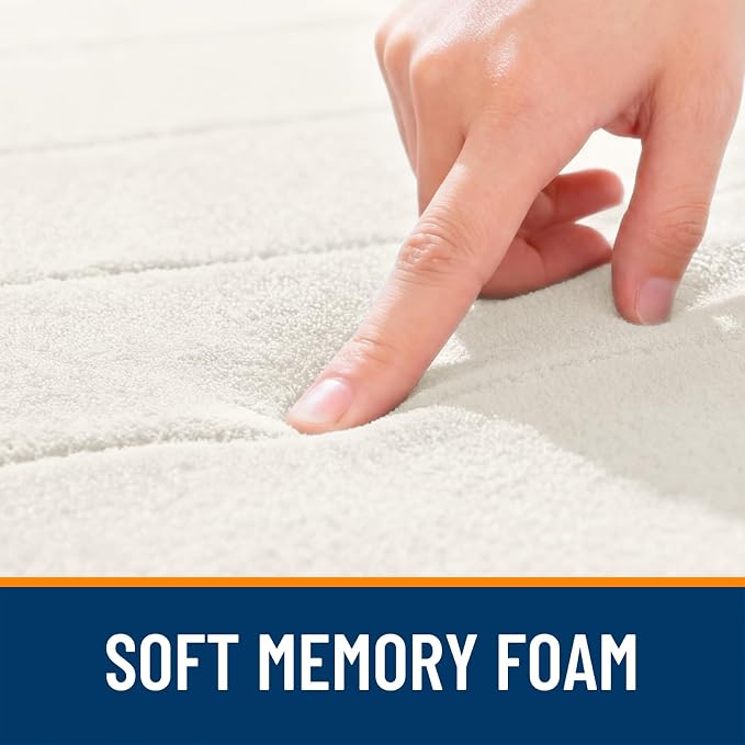 OLANLY Memory Foam Long Bathroom Rugs Runner 44x20, Super Soft Absorbent Bath - Image 5