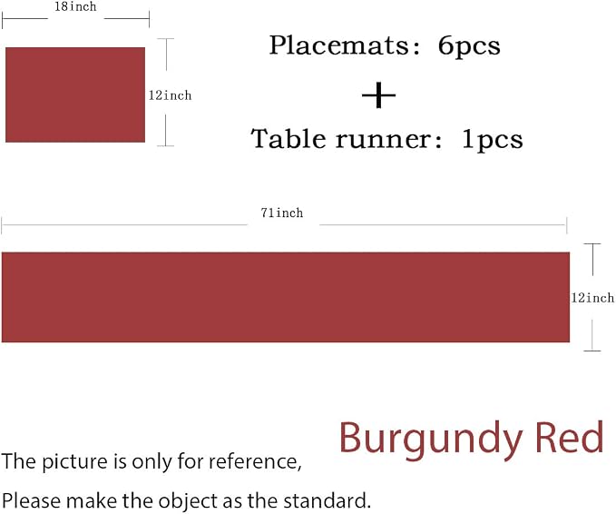 PIGCHCY Elegant Placemats with Matching Table Runner, Washable Durable - Image 2
