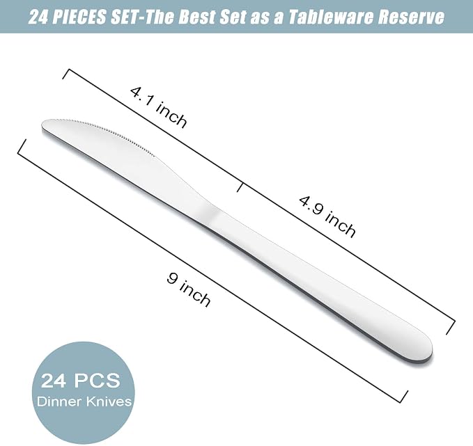 24 Pieces Knives Set - Image 2